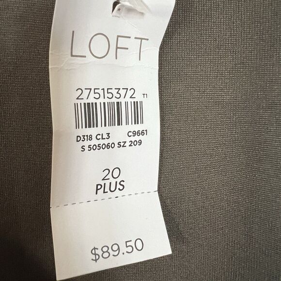 LOFT Plus Size 20 Floral Wrap Maxi Dress Sleeveless V-Neck Tie Waist NWT - Picture 3 of 12